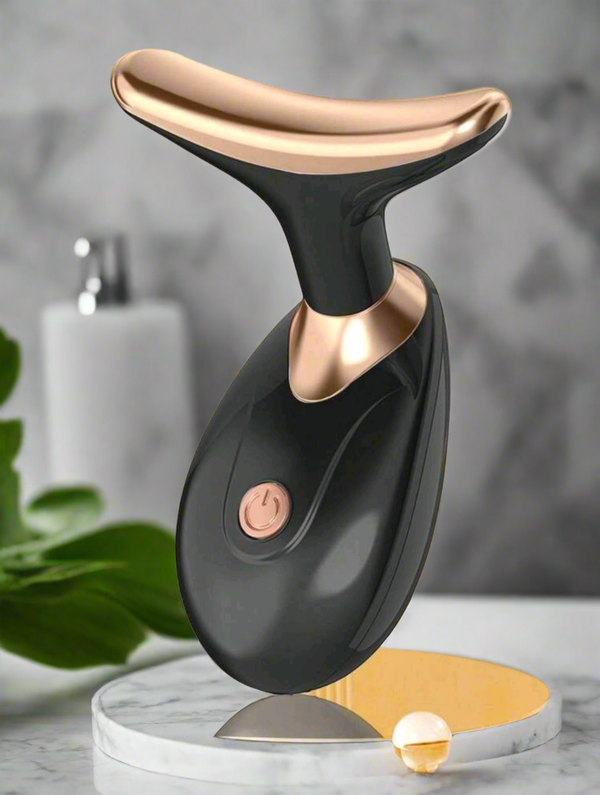 Neck Beauty Device – Lift, Firm & Rejuvenate Your Neck & Jawline (It's safe for eczema, but you have to apply serum or Face Oil while using the device)