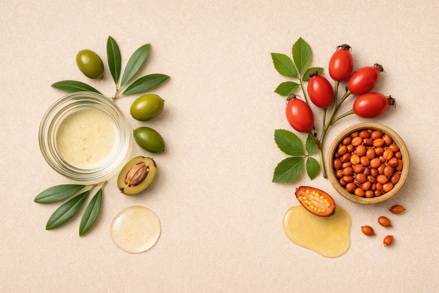 Squalane vs Rosehip Oil – Lightweight vs Richer Feel