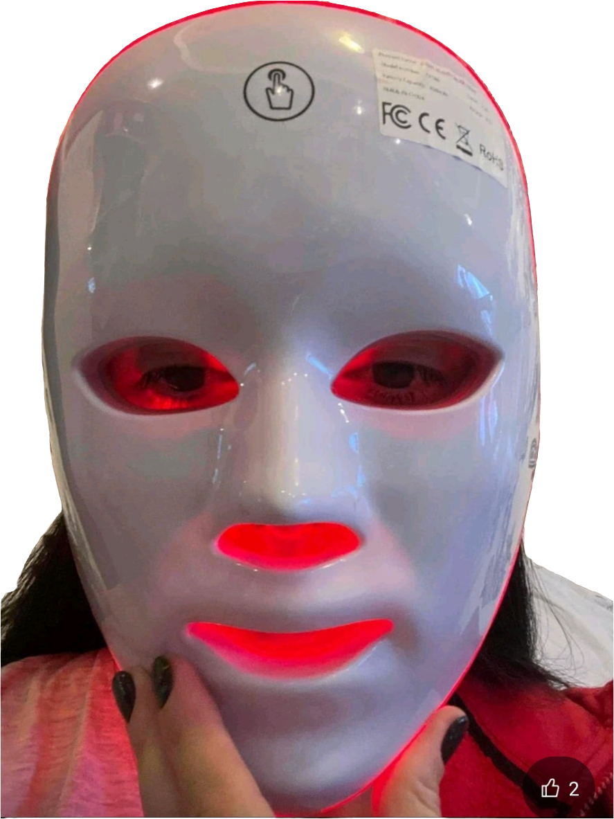 LED Face Mask - Infra-Red Light for Anti-Aging & Skin Rejuvenation 7 in-One