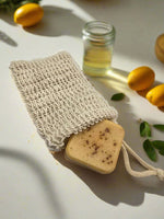 Golden Glow - Turmeric & Shea Cocoa Butters Cleansing Bar with Eco Soap Saver – Radiance for Face & Body - Thank Me Now