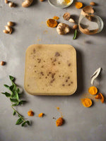 Golden Glow - Turmeric & Shea Cocoa Butters Cleansing Bar with Eco Soap Saver – Radiance for Face & Body - Thank Me Now