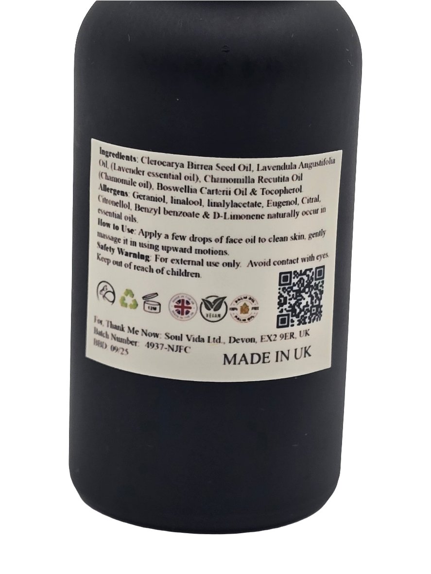 Lunar Glow Face Oil - Marula, Lavender, Chamomile & Frankincense - Thank Me Now