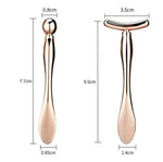 Rose Gold Metal Gua - Sha with Rose Quartz Roll On - Thank Me Now